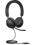 Ακουστικά με μικρόφωνο Jabra - Evolve2 40 SE UC, μαύρο - 5t