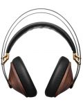 Ακουστικά με μικρόφωνο Meze Audio - 99 CLASSICS, Walnut Gold - 2t