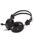 Ακουστικά με μικρόφωνο A4tech - HU-30, μαύρα - 3t