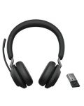 Ακουστικά Jabra Evolve2 65 - MS Stereo + Link380, μαύρα - 2t