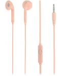 Ακουστικά με μικρόφωνο Tellur - Fly, ροζ - 1t