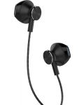 Ακουστικά με μικρόφωνο Yenkee - 305BK, μαύρα - 3t