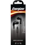 Ακουστικά με μικρόφωνο Energizer - CIA5, μαύρα  - 2t