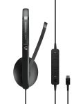 Ακουστικά με μικρόφωνο  Sennheiser - EPOS SC 130, USB-C,μαύρο - 4t