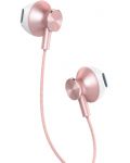 Ακουστικά με μικρόφωνο Yenkee - 305PK, ροζ - 2t