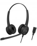 Ακουστικά με μικρόφωνο Axtel - PRIME HD duo NC, μαύρα - 1t
