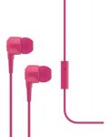 Ακουστικά με μικρόφωνο ttec - J10, ροζ - 1t
