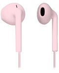 Ακουστικά με μικρόφωνο T'nB - C-Buds, ροζ - 4t