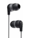 Ακουστικά με μικρόφωνο Skullcandy - INKD + W/MIC 1, μαύρα/γκρι - 3t
