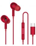Ακουστικά με μικρόφωνο Riversong - Melody T1+, κόκκινα  - 1t