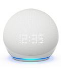 Smart ηχείο Amazon - Echo Dot 5, με ρολόι, λευκό - 1t