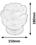 Λάμπα αλατιού Rabalux - Flores 2676, 15 W, 15 х 15 cm - 5t