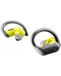 Σπορ ακουστικά Cellularline - Sport Sprinter, TWS, κίτρινα - 1t
