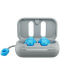 Αθλητικά ακουστικά Skullcandy - Dime, TWS, Γκρι/Μπλε - 3t