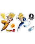Αυτοκόλλητα ABYstyle Animation: Dragon Ball Z - Goku & Vegeta - 1t