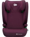 Κάθισμα αυτοκινήτου KinderKraft - Junior Fix 2, i-Size, 100-150 cm, Cherry Pearl - 2t