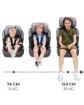 Κάθισμα αυτοκινήτου KinderKraft - Comfort Up, I-Size, 75-150 cm, γκρι - 9t