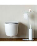 Βάση τουαλέτας με βούρτσα Brabantia - MindSet, Mineral Fresh White - 10t