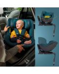 Κάθισμα αυτοκινήτου KinderKraft - I-Guard 360°, με IsoFix, 0 - 25 kg, Harbour Blue - 7t