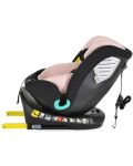 Κάθισμα αυτοκινήτου Moni - Serengeti, IsoFix, I-Size, 40-150 cm, ροζ - 5t