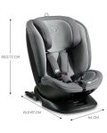 Κάθισμα αυτοκινήτου Kinderkraft - Xpedition 2, i-Size 360°, 40-150 cm, μαύρο - 10t