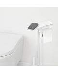 Βάση τουαλέτας με βούρτσα Brabantia - MindSet, Mineral Fresh White - 8t