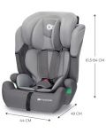 Κάθισμα αυτοκινήτου KinderKraft - Comfort Up, I-Size, 75-150 cm, μαύρο - 10t
