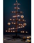 Κηροπήγιο Χριστουγεννιάτικο δέντρο  Philippi - Soho, 20 x 62 x 100 cm, μαύρο - 2t