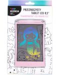 Tablet  ζωγραφικής  Kidea - LCD οθόνη , ροζ - 1t