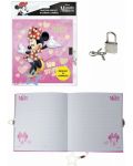 Μυστικό Ημερολόγιο Derform Disney - Minnie Mouse, Φωτιζόμενο  - 2t
