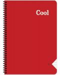 Τετράδιο Keskin Color - Cool, А4, φαρδιές σειρές, 72 φύλλα, ποικιλία - 3t