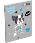 Σημειωματάριο Lizzy Card We Love Dogs Woof - А7 - 1t