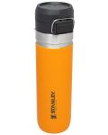 Θερμικό μπουκάλι νερού Stanley - The Quick Flip, Saffron, 0.7 l - 1t