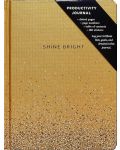 Σημειωματάριο Chronicle Books Shine Bright - Χρυσαφένιο , 96 φύλλα - 1t