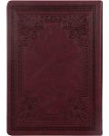 Σημειωματάριο Victoria's Journals Old Book - В6, 128 φύλλα, μπορντό - 2t