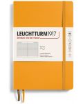 Σημειωματάριο Leuchtturm1917 Rising Colors - A5, оранжев, σε γραμμές, μαλακό εξώφυλλο - 1t
