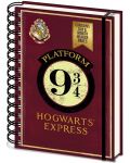 Σημειωματάριο Pyramid Movies: Harry Potter - Platform 9 3/4,με σπιράλ, μορφή Α5 - 1t