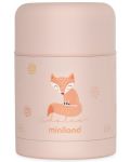 Θερμός φαγητού Miniland - Candy, 600 ml, ροζ - 1t
