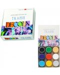 Ακρυλικά χρώματα για υφάσματα Nevskaya παλέτα Decola - 9 χρώματα х 20 ml - 1t