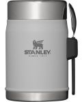 Θερμικό βάζο για φαγητό  με κουτάλι Stanley The Legendary - Ash, 400 ml	 - 1t