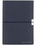 Σημειωματάριο Hugo Boss Elegance Storyline - A5,  λευκά φύλλα, σκούρο μπλε - 2t
