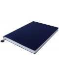Σημειωματάριο Victoria's Journals Smyth Flexy - Σκούρο μπλε, πλαστικό εξώφυλλο, 96 φύλλα, А5 - 3t