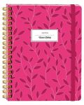 ΣημειωματάριοVictoria's Journals - Ροζ, με σπιράλ, σκληρό εξώφυλλο, 96 φύλλα, А5 - 1t