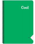 Τετράδιο Keskin Color - Cool, А4, φαρδιές σειρές, 72 φύλλα, ποικιλία - 2t