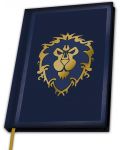 Σημειωματάριο ABYstyle Games: World of Warcraft - Alliance Symbol, μέγεθος A5 - 1t