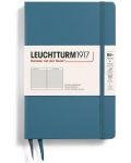 Σημειωματάριο Leuchtturm1917  Paperback - B6+, ανοιχτό μπλε, σελίδες με γραμμές, σκληρό εξώφυλλο - 1t