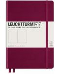 Σημειωματάριο  Leuchtturm1917 - А5,λευκές σελίδες, Port Red - 1t