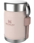 Βάζο θερμός για φαγητό с лъжичка Stanley The Legendary - Rose Quartz, 400 ml - 2t