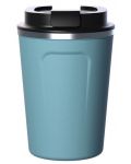 Θερμικό ποτήρι Asobu Coffee Compact - 380 ml, μπλε - 1t