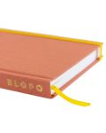 Σημειωματάριο με λινά καλύμματα Blopo - The Flamingo, διακεκομμένες σελίδες - 2t